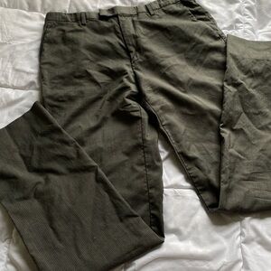 Hugo Boss Grey Plaid Chinos